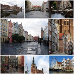 Gdańsk, Poland - collage of photos © emar
