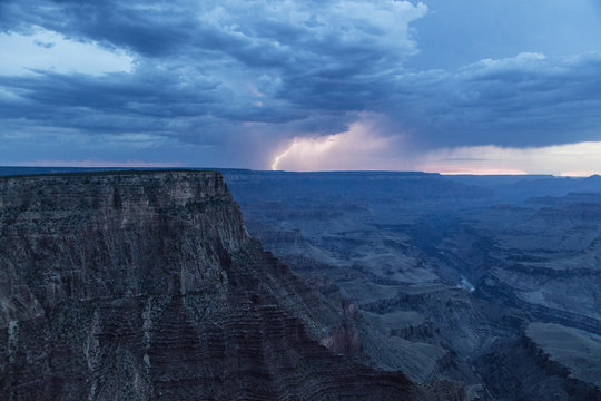 Lightning in Grand Canyon 