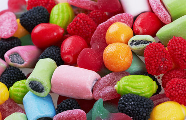 Sweet colorful candy