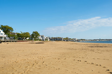 Fototapeta na wymiar Beach at Provincetown, Cape Cod, Massachusetts