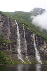 Seven sisters waterfall, Geirangerfjord