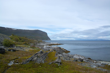 Küste am Porsangerfjord, Norwegen