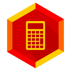 calculator flat design modern icon