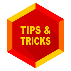 tips tricks flat design modern icon