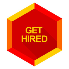 get higreen flat design modern icon