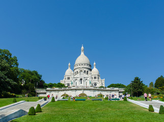 Paris - SEPTEMBER 12, 2012: Basilique du Sacre Coeur on Septembe