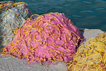 Obraz premium Fishing nets
