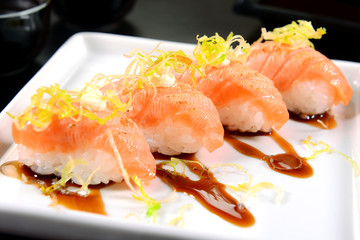 Nigiri - Japanese dish