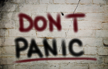 Don't Panic Concept