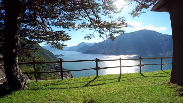 Panorama sul lago di Como 