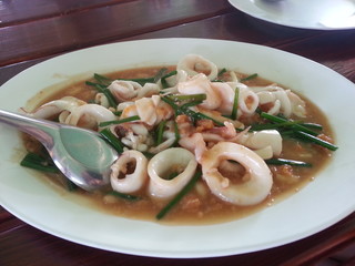 Fired Squid with Salted Egg