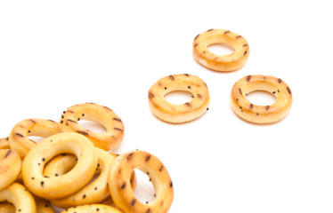 Fototapeta premium bunch of delicious bagels