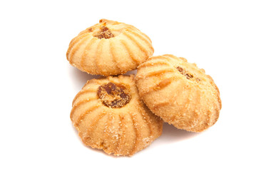 some cookies with jam