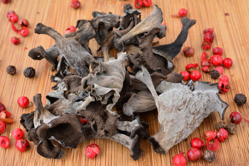 Dried Craterellus cornucopioides
