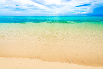 Sea, beach, landscape. Okinawa, Japan, Asia.