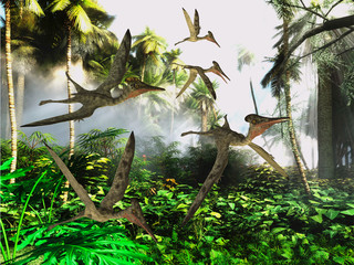 Pterodactylus Flying Reptiles © Catmando
