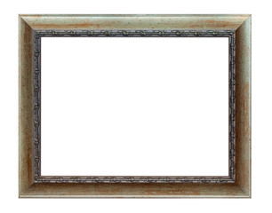 Green picture antique frame