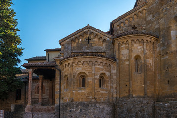Obraz premium La Collegiata Castell'Arquato side