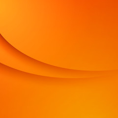 Orange vector Abstract background with curves lines