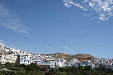 Fototapeta na wymiar Municipio de Torrox en la provincia de Málaga