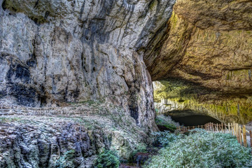 Devetashka cave interior near city of Lovech, Bulgaria