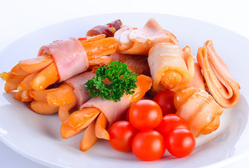  variety sausage for appetizer
