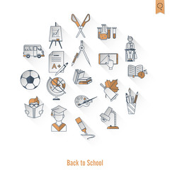 School and Education Icons