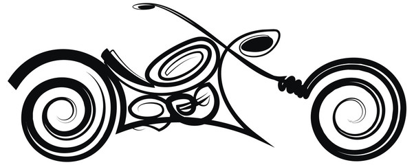 мотоцикл тату