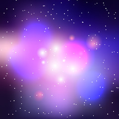 Fototapeta na wymiar Vector galaxy background