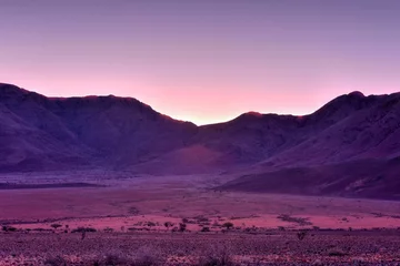 Poster Im Rahmen NamibRand Sunset - Namibia © demerzel21