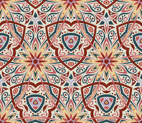 Abstract colorful seamless vector background