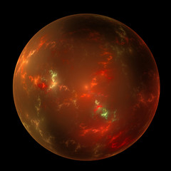 Mystical red planet.