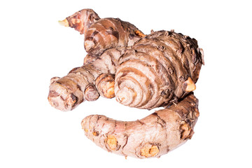 turmeric nature isolated on white background