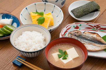 日本の朝食