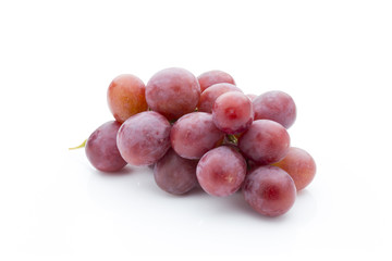 Grape on the white background. Fresh  berry.