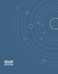 Solar System Scheme © andrii_popovych