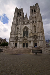 Fototapeta na wymiar Kathedrale St. Michael und St. Gundula, Brüssel