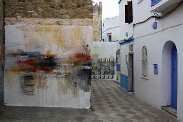 Fototapeta premium Maroc, Asilah, street art