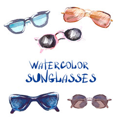 watercolor set Sunglasses - 91049077