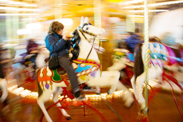 Carousel in panning style