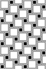 Vector modern seamless geometry pattern squares , black and white abstract geometric background,wallpaper print,  monochrome retro texture, hipster fashion design