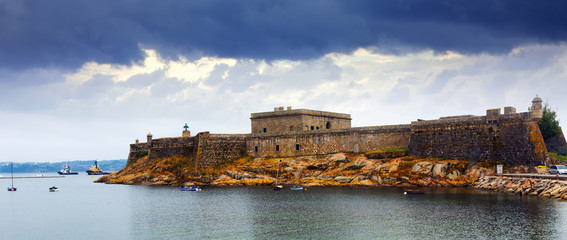  San Anton Castle in  A Coruna