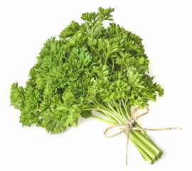 a bunch of fresh  parsley