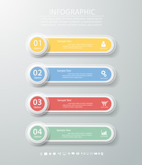 Design clean template/infographic. Vector eps10