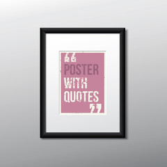 Realistic frame. Perfect for your presentations. Vector illustra