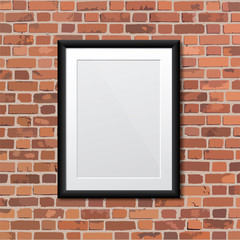 Fototapeta premium Realistic frame. Perfect for your presentations. Vector illustra