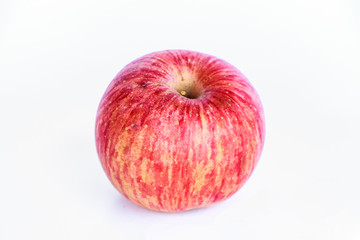 Apple on white background