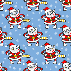 cat seamless pattern