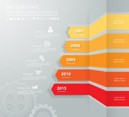Abstract template with icons set for business design, reports, s