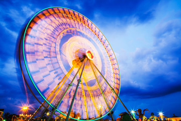 Ferris wheel at an amusement park